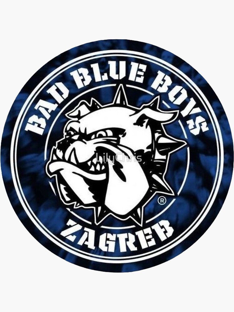 Thumbnail 3 of 3, Sticker, GNK Dinamo Zagreb Bad Blue Boys designed and sold by LilyChris.