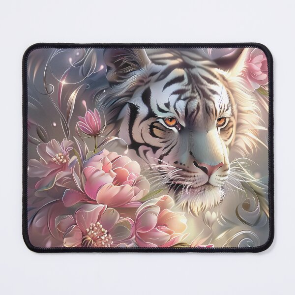 Item preview, Tiger among flowers. designed and sold by MagelliShop.