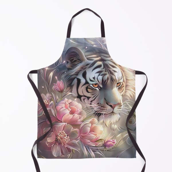 Item preview, Tiger among flowers. designed and sold by MagelliShop.