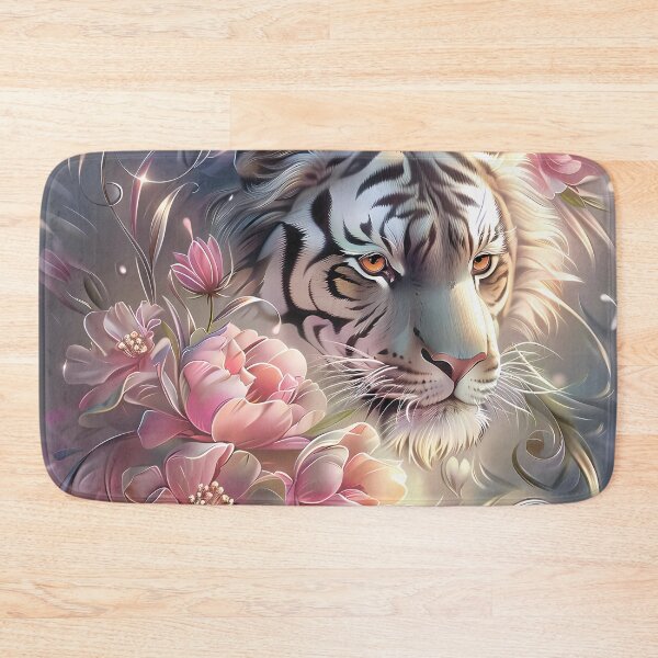Item preview, Tiger among flowers. designed and sold by MagelliShop.
