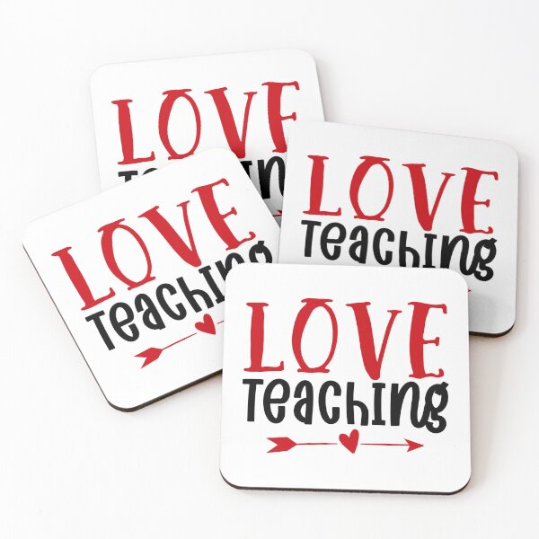 Item preview, Love Teaching – Inspiring Educator Valentine Design designed and sold by CleanDecor.