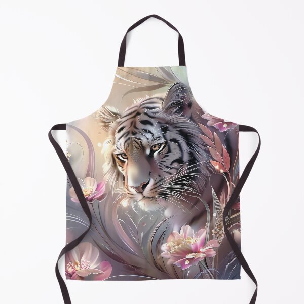 Item preview, Tiger among flowers. designed and sold by MagelliShop.