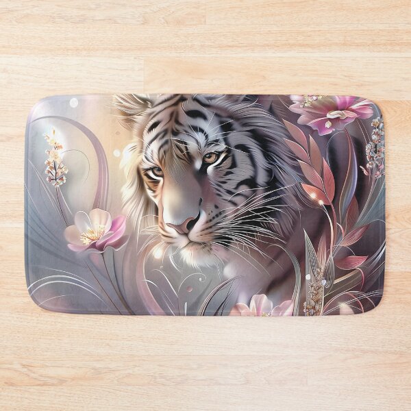 Item preview, Tiger among flowers. designed and sold by MagelliShop.
