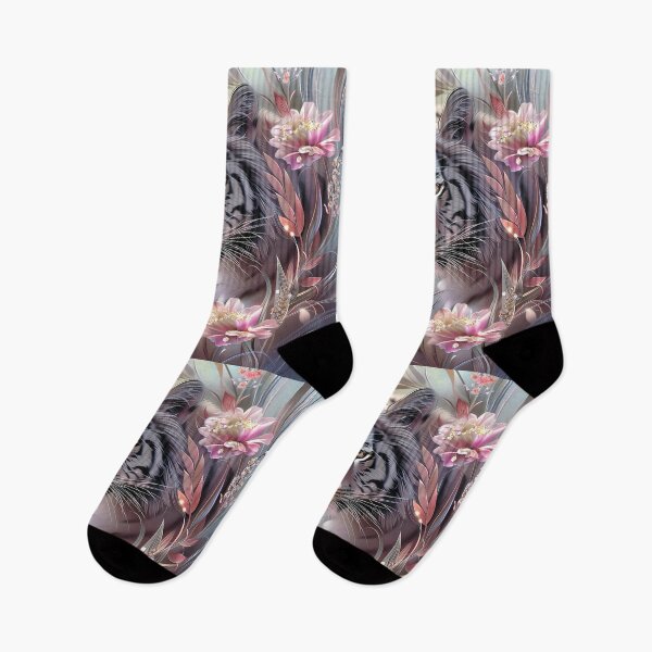 Item preview, Tiger among flowers. designed and sold by MagelliShop.