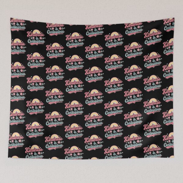 Item preview, Kindness is Contagious - Uplifting Rainbow Design for Positive Vibes designed and sold by BunBuntheDog-.