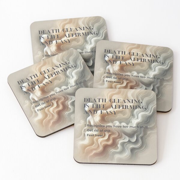 Item preview, Death Cleaning is Life Affirming designed and sold by TinaTickle.
