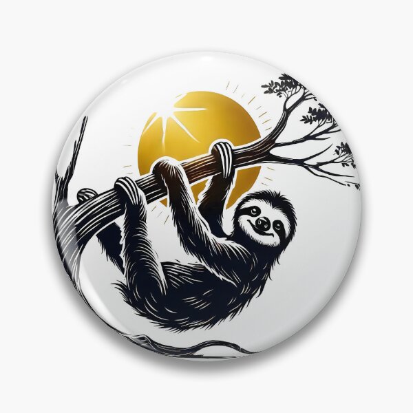 Item preview, sloth, cute sloth, three toed sloth designed and sold by TrueArtVibes.