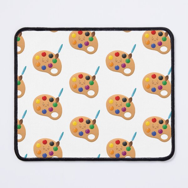Item preview, Cute Kawaii Illustration of Brush and Watercolor Palette designed and sold by AdiApparel.