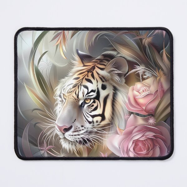 Item preview, Tiger among flowers. designed and sold by MagelliShop.