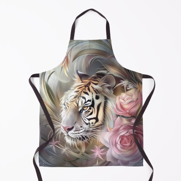 Item preview, Tiger among flowers. designed and sold by MagelliShop.