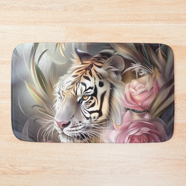 Item preview, Tiger among flowers. designed and sold by MagelliShop.