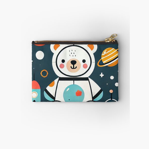 Item preview, Cute space bear with rockets and planets designed and sold by Silbays.