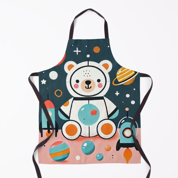 Item preview, Cute space bear with rockets and planets designed and sold by Silbays.