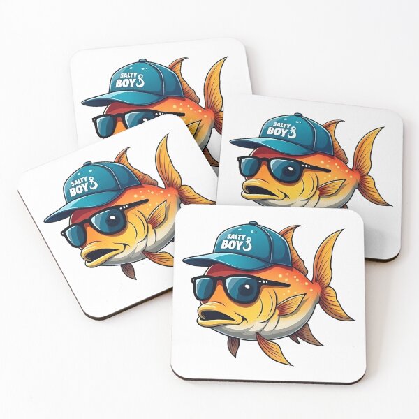 Item preview, Salty Boy Cap Fish Art  with Sunglasses designed and sold by Casanova7000.