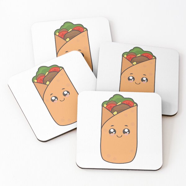 Item preview,  Cute Kawaii Illustration of Burrito  designed and sold by AdiApparel.