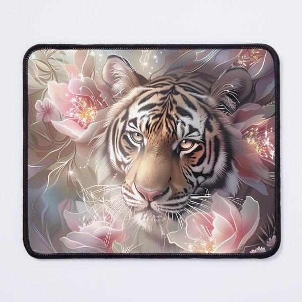 Item preview, Tiger among flowers. designed and sold by MagelliShop.