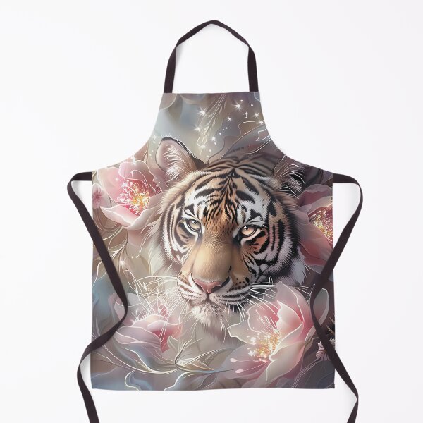 Item preview, Tiger among flowers. designed and sold by MagelliShop.