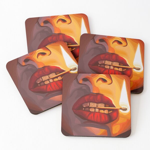Item preview, Lips + Flame Study designed and sold by Lozzamarie-art.