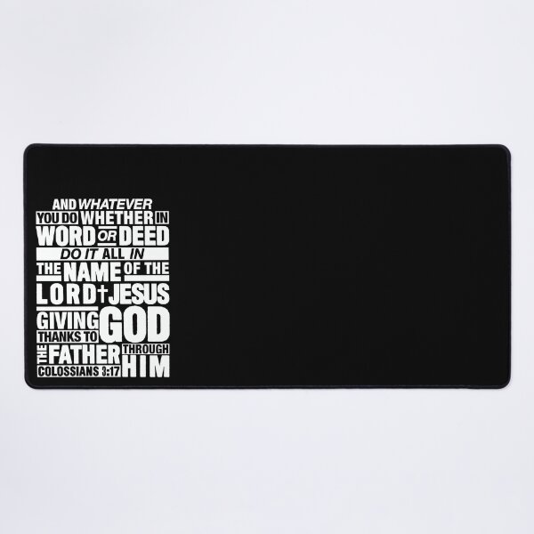 Item preview, Colossians 3:17 Lord Jesus designed and sold by plushism.