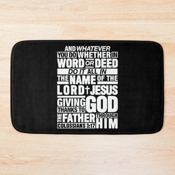 Item preview, Colossians 3:17 Lord Jesus designed and sold by plushism.