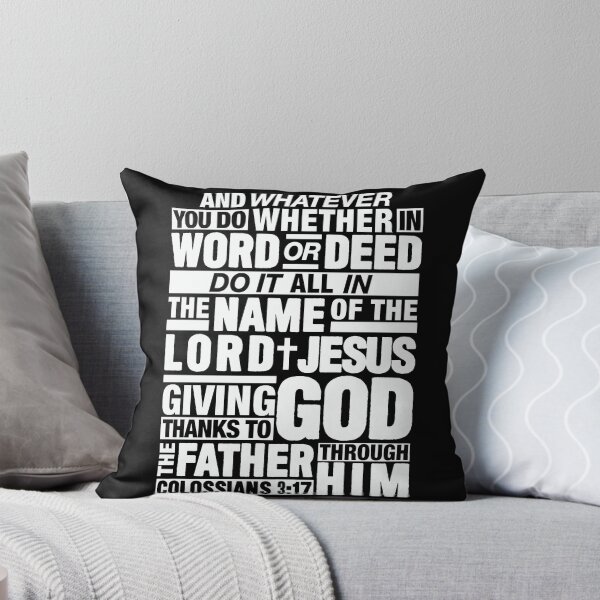 Item preview, Colossians 3:17 Lord Jesus designed and sold by plushism.