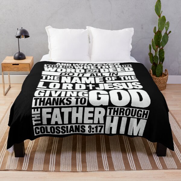 Item preview, Colossians 3:17 Lord Jesus designed and sold by plushism.