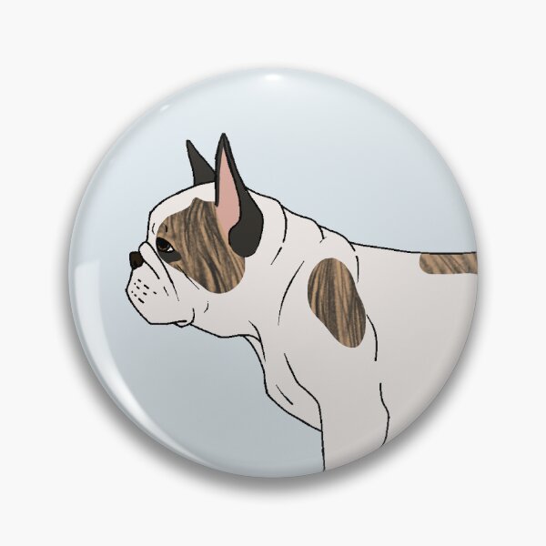 Artikelvorschau, Französische Bulldogge - gestromt und gescheckt entworfen und verkauft von Pawsome-Doodles.