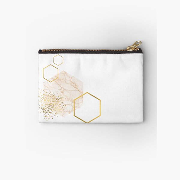 Item preview, Abstract Marble and gold honeycomb design designed and sold by CreativeStrand.