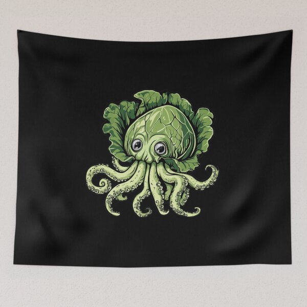 Item preview, Octopus Cabbage Head designed and sold by titanosdesign.