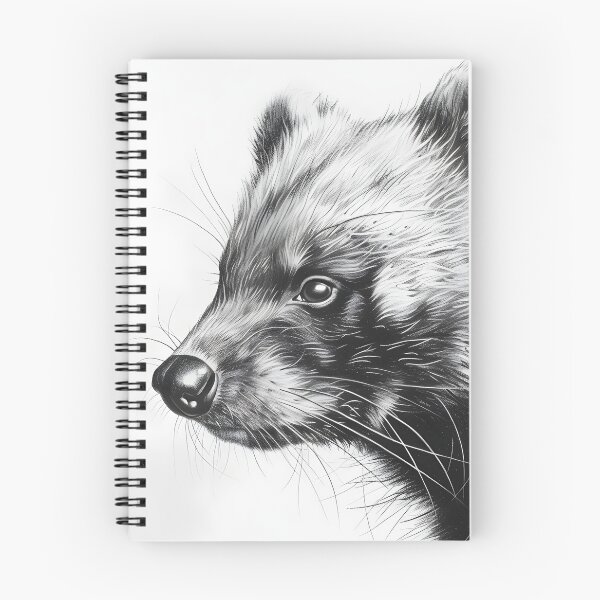 Item preview,  Black and white wolverine pencil drawing designed and sold by Pencil-Art.