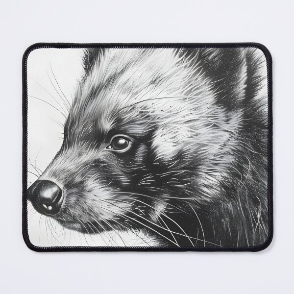 Item preview,  Black and white wolverine pencil drawing designed and sold by Pencil-Art.