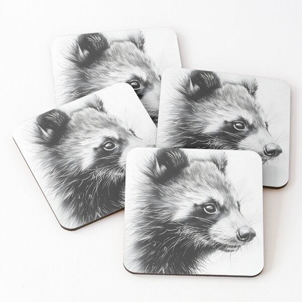Item preview, Black and white wolverine pencil drawing designed and sold by Pencil-Art.