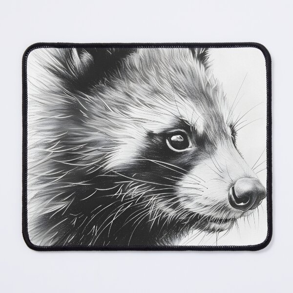 Item preview, Black and white wolverine pencil drawing designed and sold by Pencil-Art.