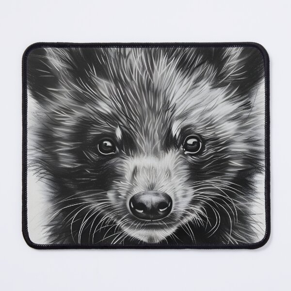 Item preview, Black and white wolverine pencil drawing designed and sold by Pencil-Art.
