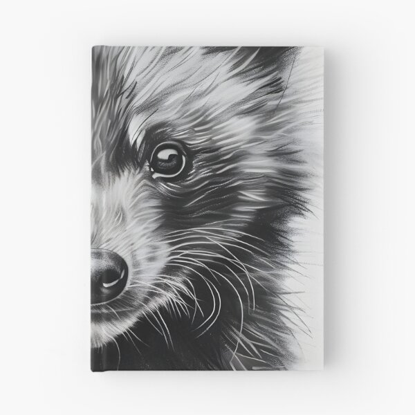 Item preview, Black and white wolverine pencil drawing designed and sold by Pencil-Art.