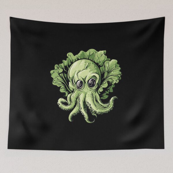Item preview, Octopus Cabbage Head designed and sold by titanosdesign.
