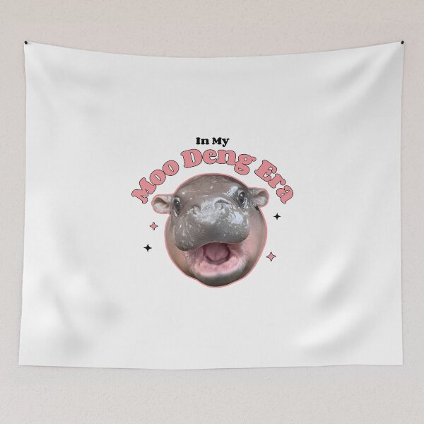Item preview, In My Moo Deng Era designed and sold by Glint-Design.