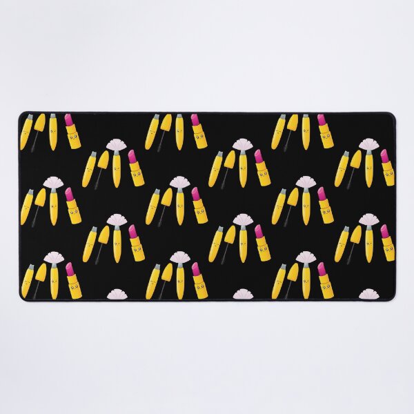 Item preview, Cute Kawaii Illustration of Brush, Mascara and Lipstick designed and sold by AdiApparel.