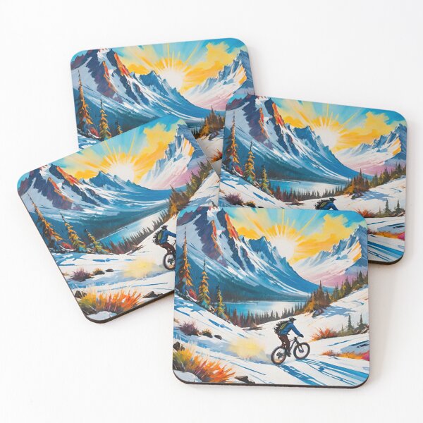 Item preview, Epic MTB Rider in the Mountains designed and sold by GrizzlyCollective.
