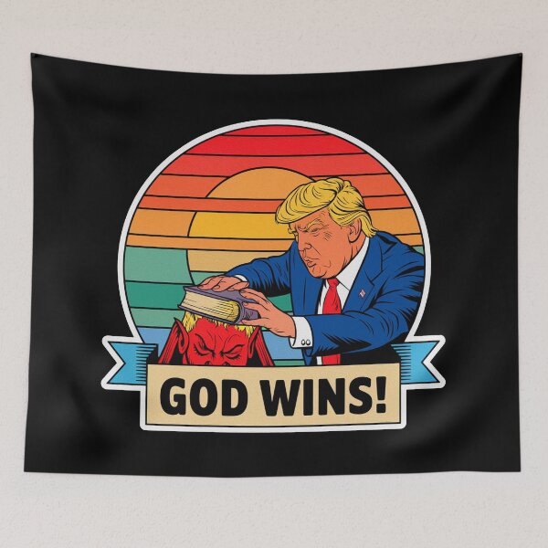 Item preview, God Wins designed and sold by plushism.