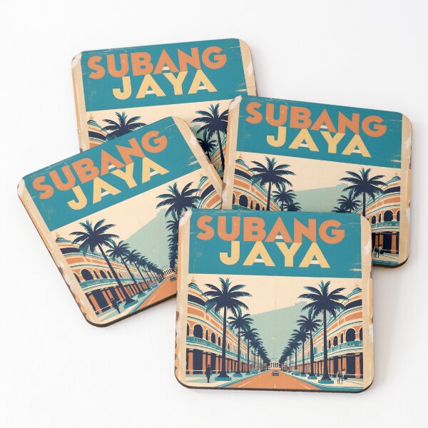 Item preview, Subang Jaya Malaysia Vintage Travel Tourism designed and sold by TravelersGems.