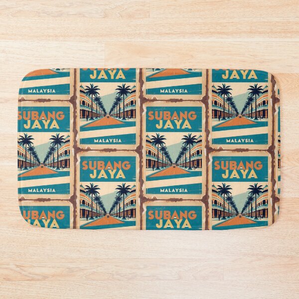 Item preview, Subang Jaya Malaysia Vintage Travel Tourism designed and sold by TravelersGems.