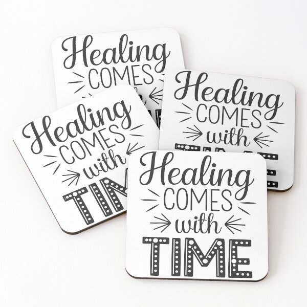Item preview, Healing comes with time mental health designed and sold by Snow-Woods.
