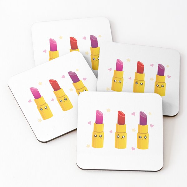 Item preview, Cute Kawaii Illustration of Lipsticks designed and sold by AdiApparel.