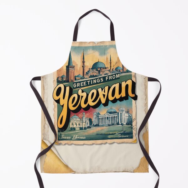 Item preview, Yerevan Vintage Travel Retro Postcard Design designed and sold by TravelPostcardGems.