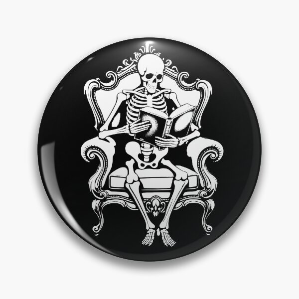 Item preview, Gothic reading skeleton designed and sold by Brexmore3.