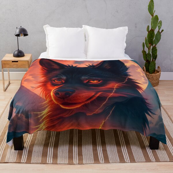 Item preview, Fiery Fox Beneath the Blood Moon designed and sold by Abdu  Innovations.