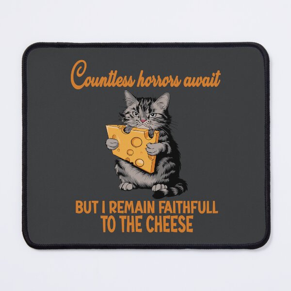 Item preview, countless horrors await cute cat cheese lover for women shirt designed and sold by Colorfulman.