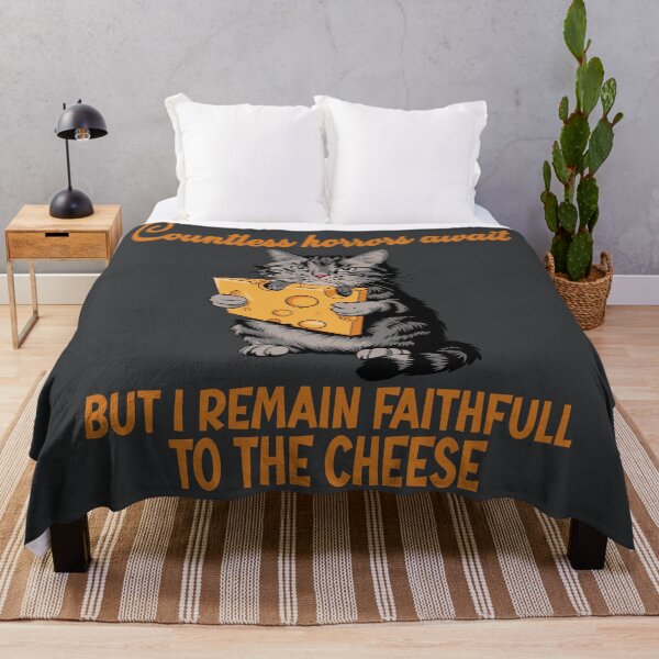 Item preview, countless horrors await cute cat cheese lover for women shirt designed and sold by Colorfulman.