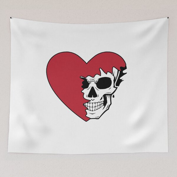 Item preview, Heart and Skull - Gothic Valentine's Design designed and sold by CleanDecor.